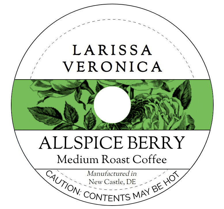 Allspice Berry Medium Roast Coffee <BR>(Single Serve K-Cup Pods)