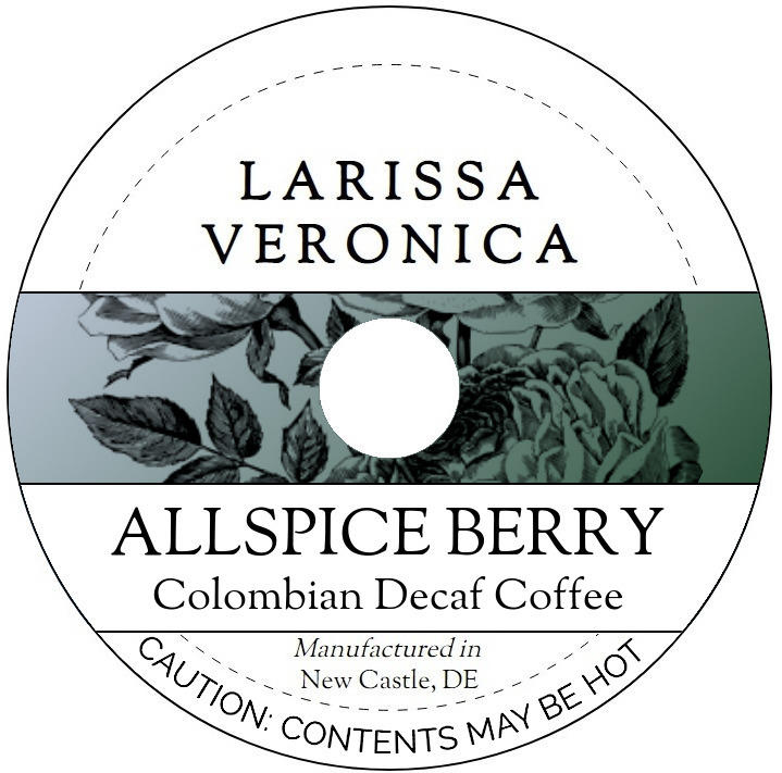 Allspice Berry Colombian Decaf Coffee <BR>(Single Serve K-Cup Pods)
