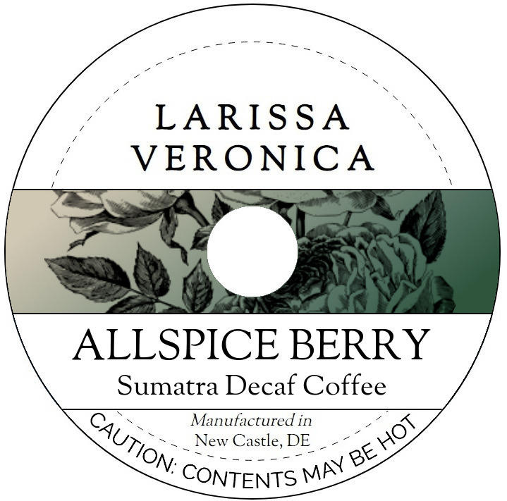 Allspice Berry Sumatra Decaf Coffee <BR>(Single Serve K-Cup Pods)
