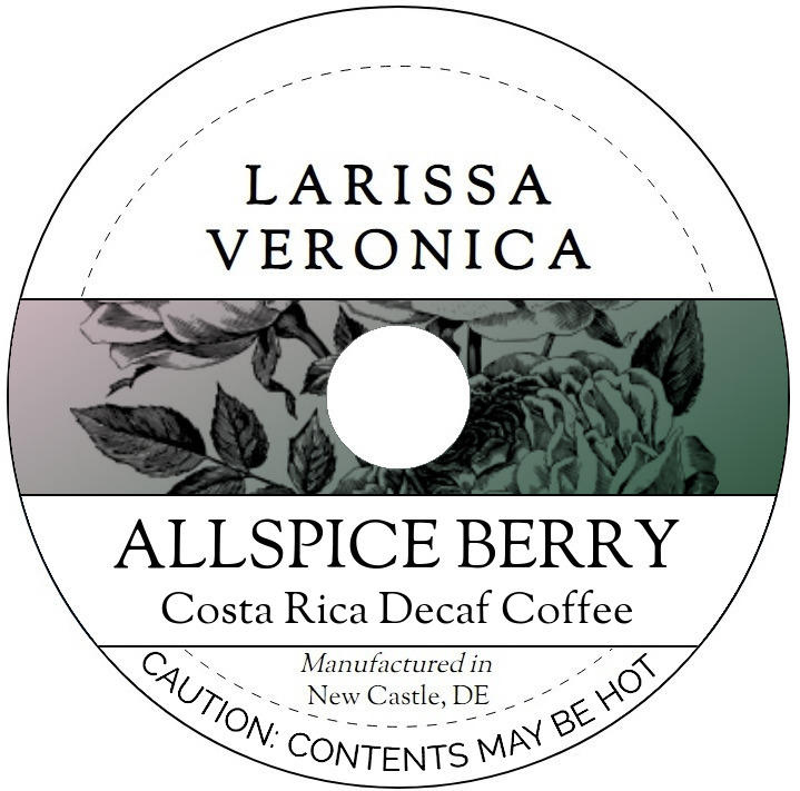 Allspice Berry Costa Rica Decaf Coffee <BR>(Single Serve K-Cup Pods)