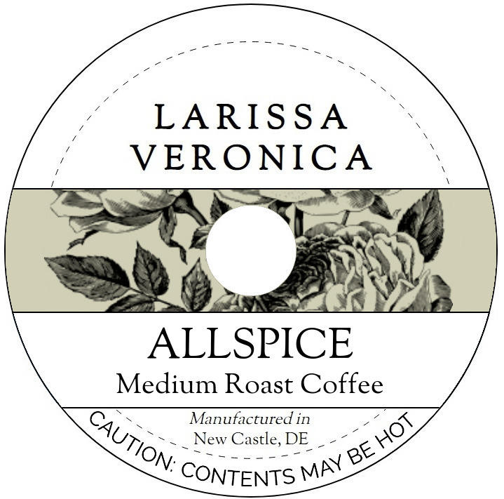 Allspice Medium Roast Coffee <BR>(Single Serve K-Cup Pods)