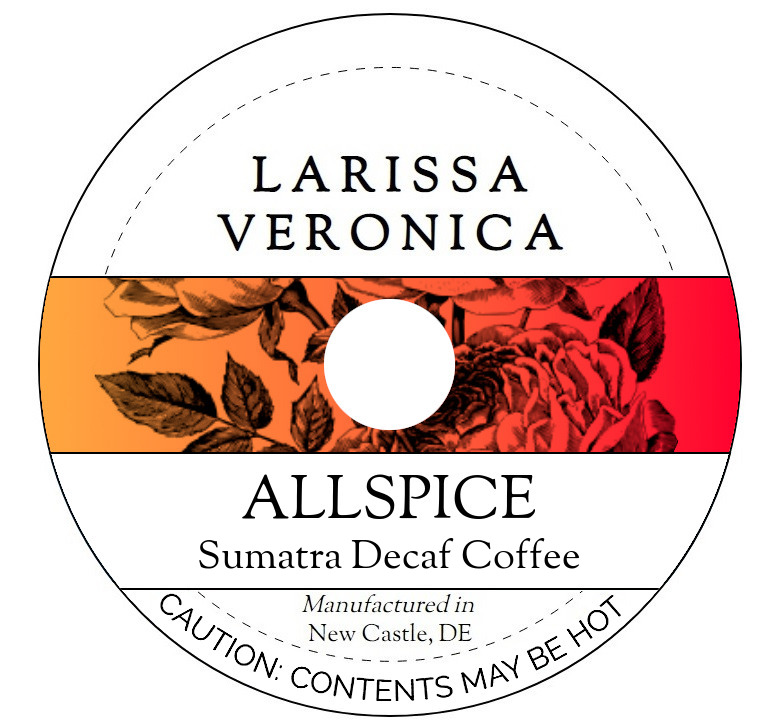 Allspice Sumatra Decaf Coffee <BR>(Single Serve K-Cup Pods)