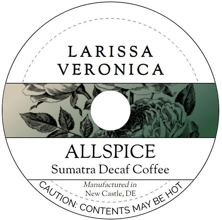 Allspice Sumatra Decaf Coffee <BR>(Single Serve K-Cup Pods)