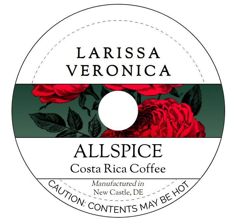 Allspice Costa Rica Coffee <BR>(Single Serve K-Cup Pods)