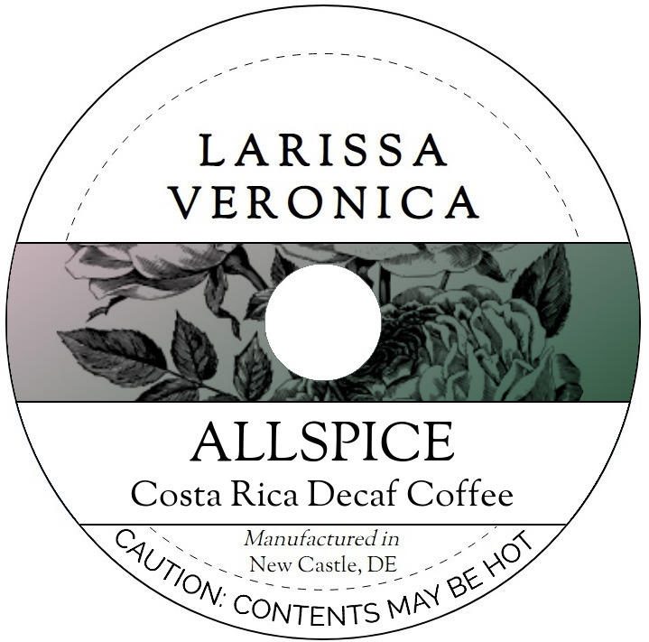 Allspice Costa Rica Decaf Coffee <BR>(Single Serve K-Cup Pods)