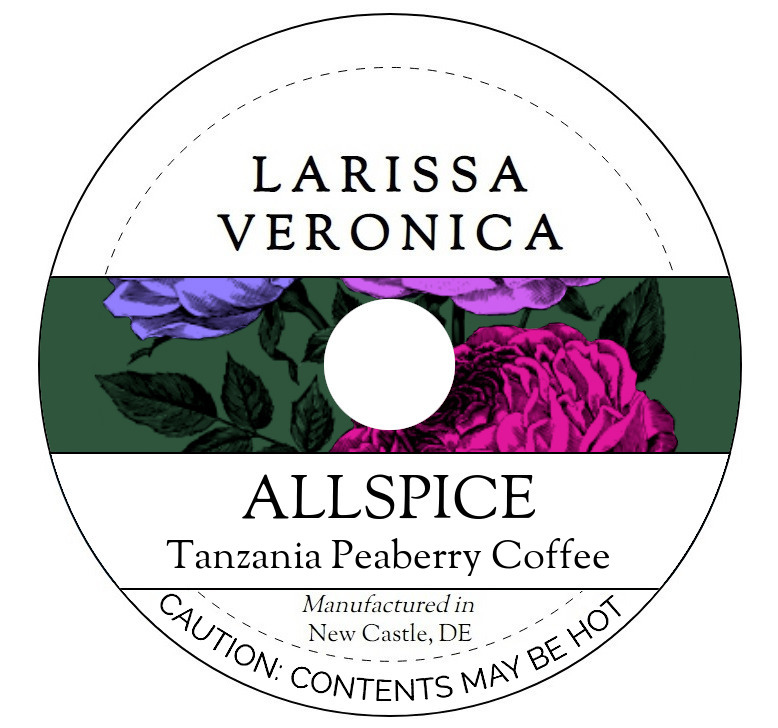 Allspice Tanzania Peaberry Coffee <BR>(Single Serve K-Cup Pods)
