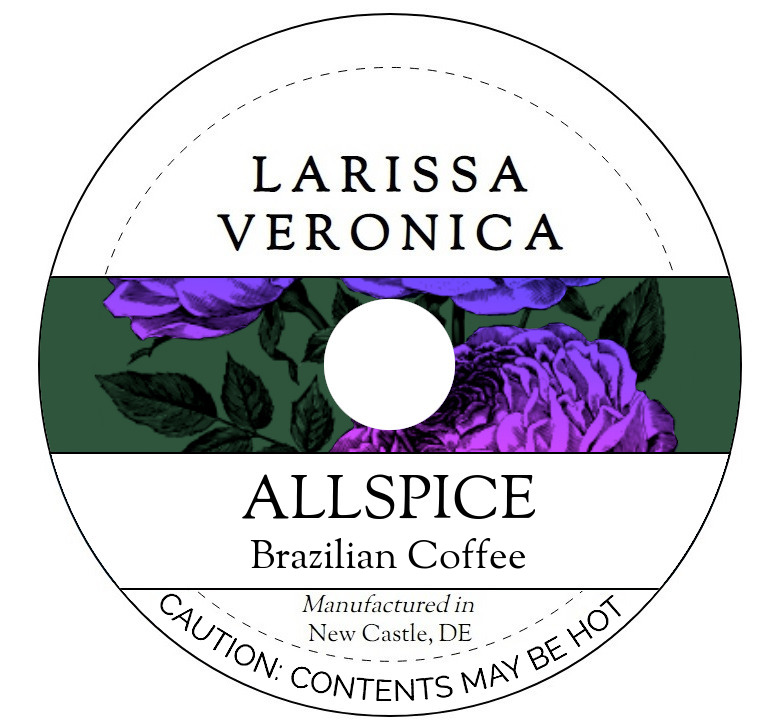 Allspice Brazilian Coffee <BR>(Single Serve K-Cup Pods)