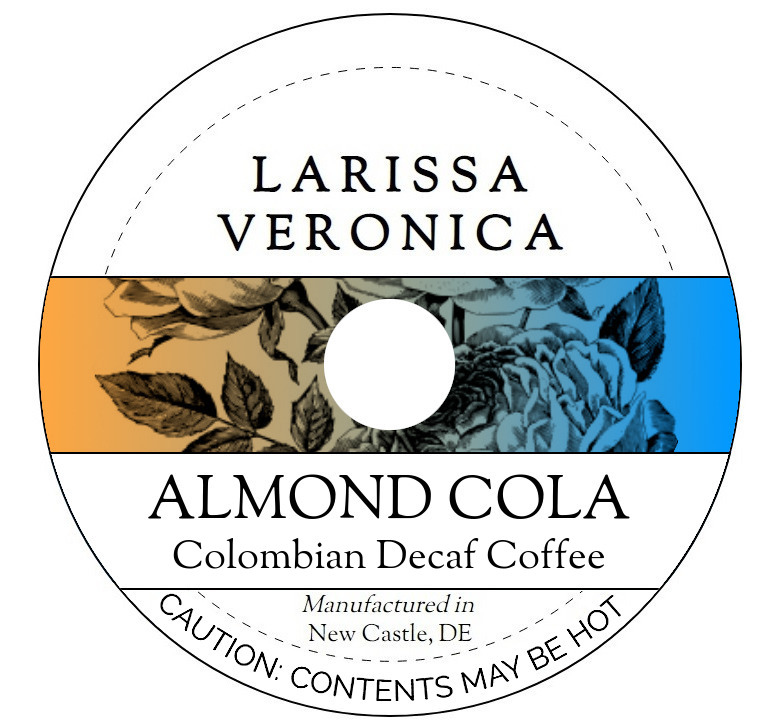 Almond Cola Colombian Decaf Coffee <BR>(Single Serve K-Cup Pods)