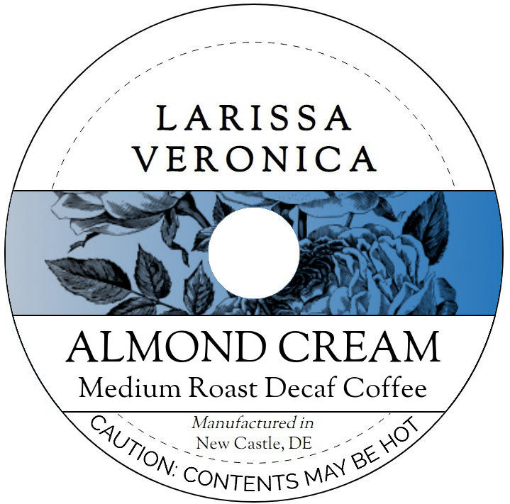 Almond Cream Medium Roast Decaf Coffee <BR>(Single Serve K-Cup Pods)