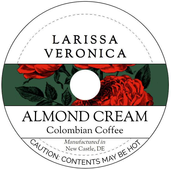 Almond Cream Colombian Coffee <BR>(Single Serve K-Cup Pods)