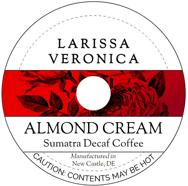 Almond Cream Sumatra Decaf Coffee <BR>(Single Serve K-Cup Pods)