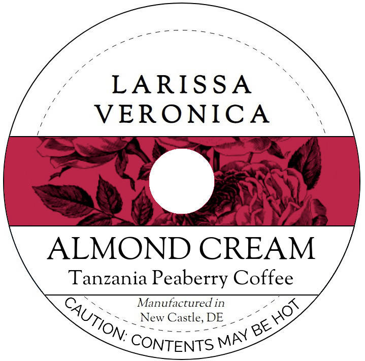 Almond Cream Tanzania Peaberry Coffee <BR>(Single Serve K-Cup Pods)