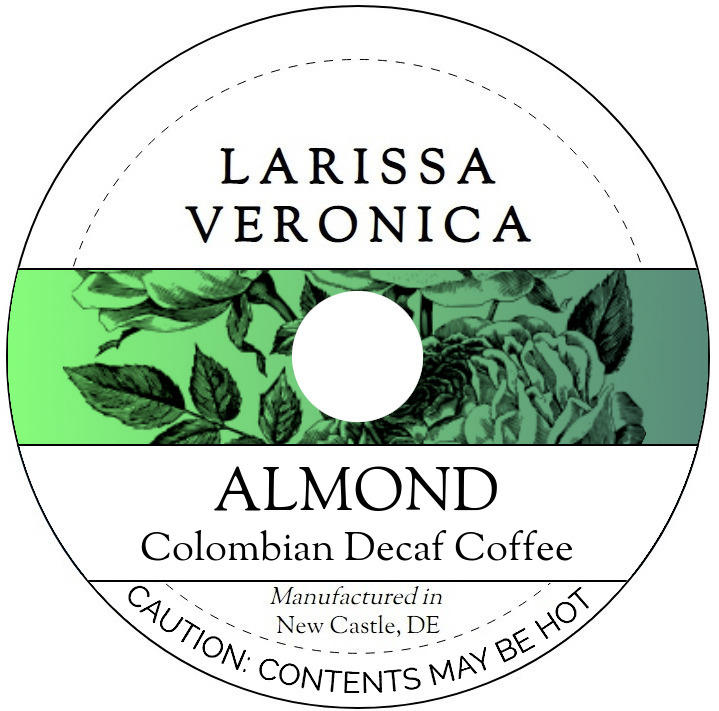 Almond Colombian Decaf Coffee <BR>(Single Serve K-Cup Pods)