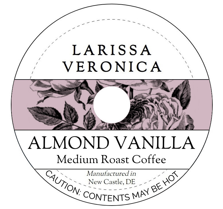 Almond Vanilla Medium Roast Coffee <BR>(Single Serve K-Cup Pods)