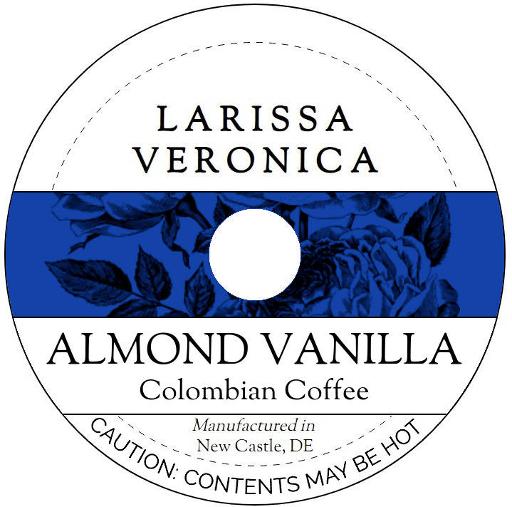 Almond Vanilla Colombian Coffee <BR>(Single Serve K-Cup Pods)