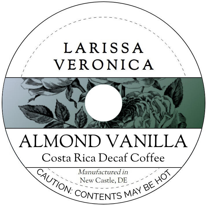 Almond Vanilla Costa Rica Decaf Coffee <BR>(Single Serve K-Cup Pods)