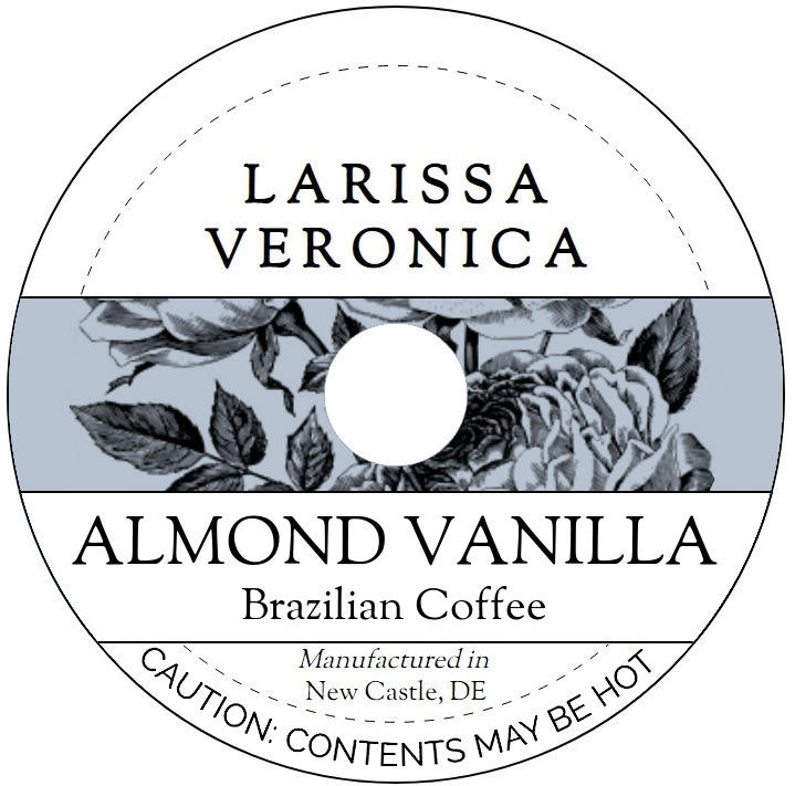 Almond Vanilla Brazilian Coffee <BR>(Single Serve K-Cup Pods)