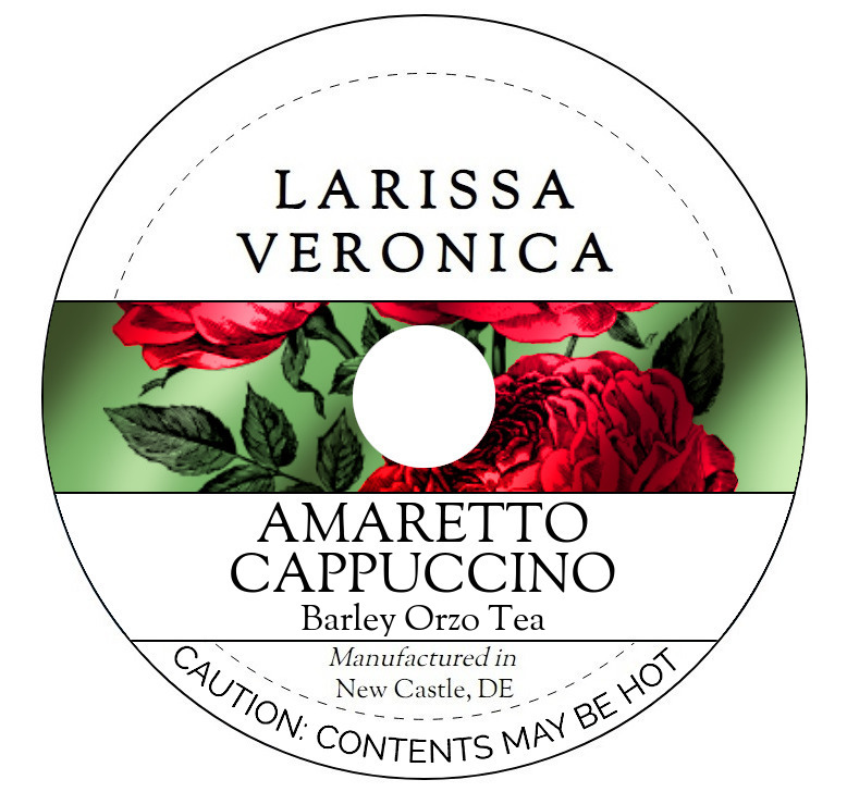 Amaretto Cappuccino Barley Orzo Tea <BR>(Single Serve K-Cup Pods)