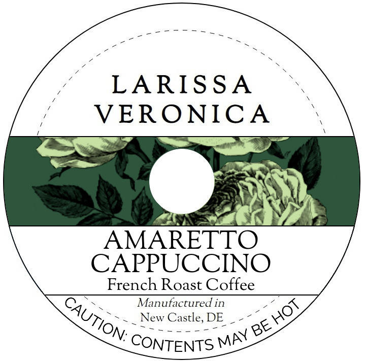 Amaretto Cappuccino French Roast Coffee <BR>(Single Serve K-Cup Pods)