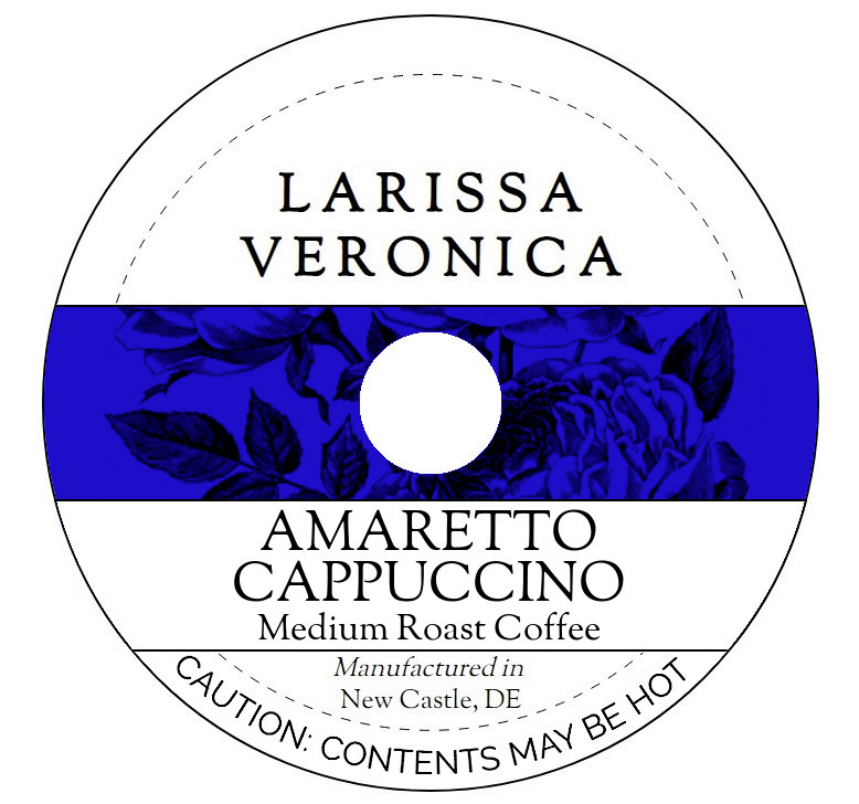 Amaretto Cappuccino Medium Roast Coffee <BR>(Single Serve K-Cup Pods)