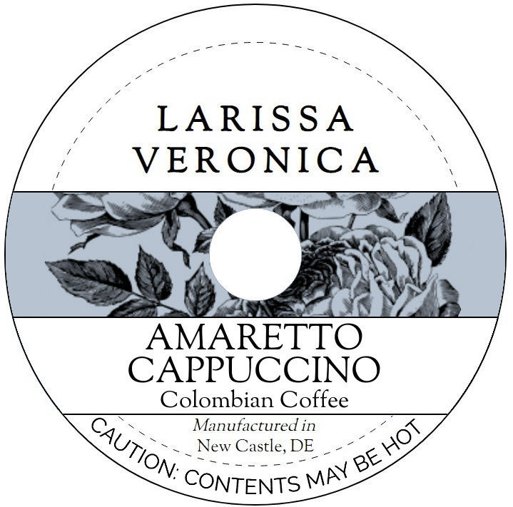 Amaretto Cappuccino Colombian Coffee <BR>(Single Serve K-Cup Pods)