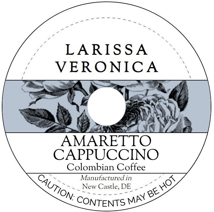 Amaretto Cappuccino Colombian Coffee <BR>(Single Serve K-Cup Pods)