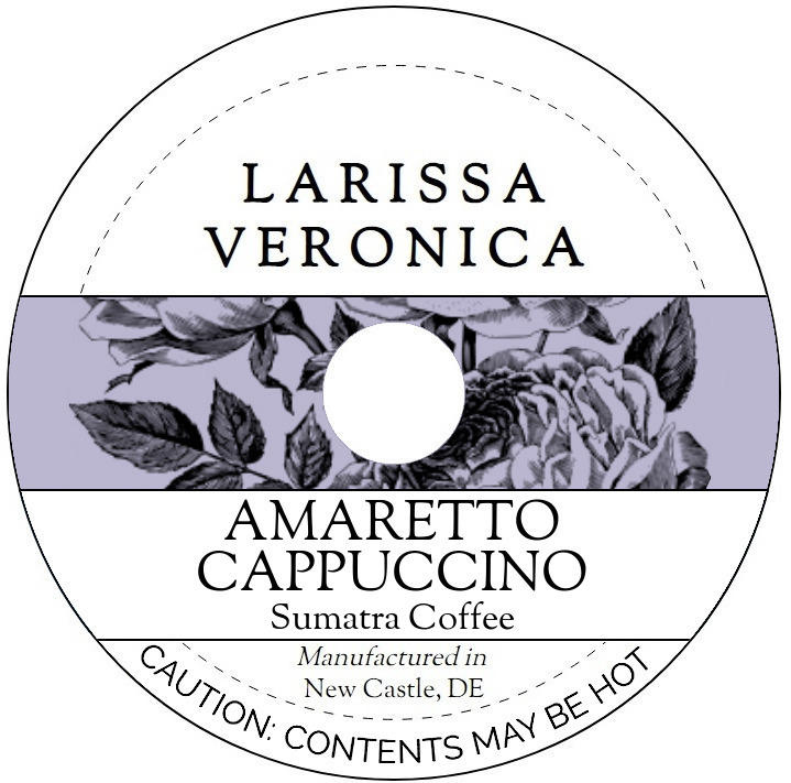 Amaretto Cappuccino Sumatra Coffee <BR>(Single Serve K-Cup Pods)
