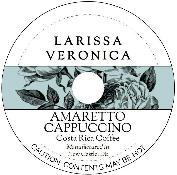 Amaretto Cappuccino Costa Rica Coffee <BR>(Single Serve K-Cup Pods)