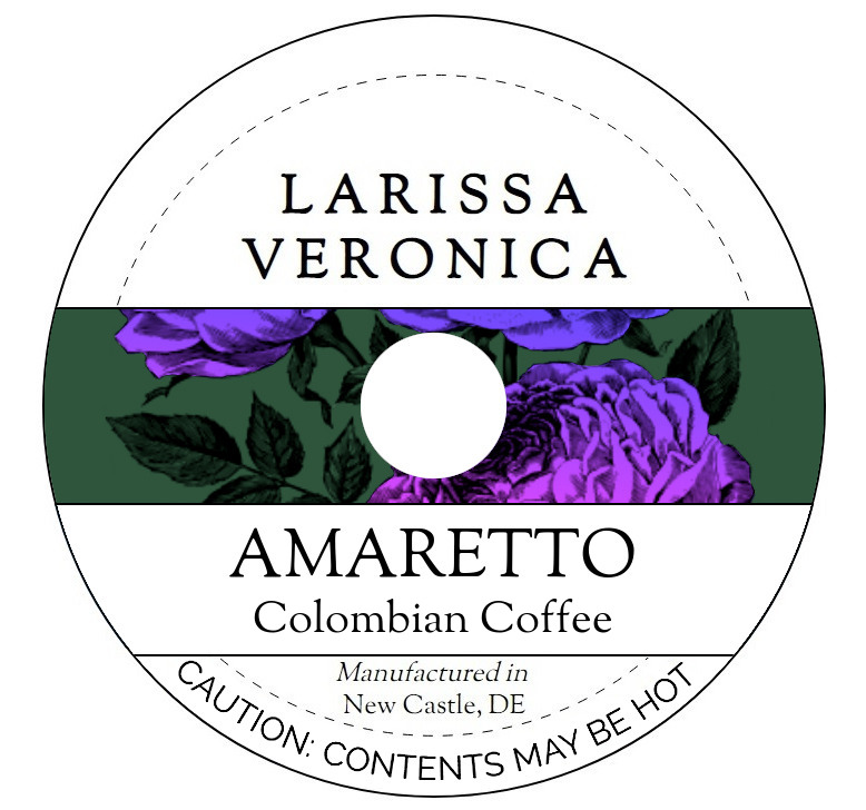 Amaretto Colombian Coffee <BR>(Single Serve K-Cup Pods)