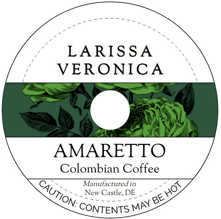 Amaretto Colombian Coffee <BR>(Single Serve K-Cup Pods)