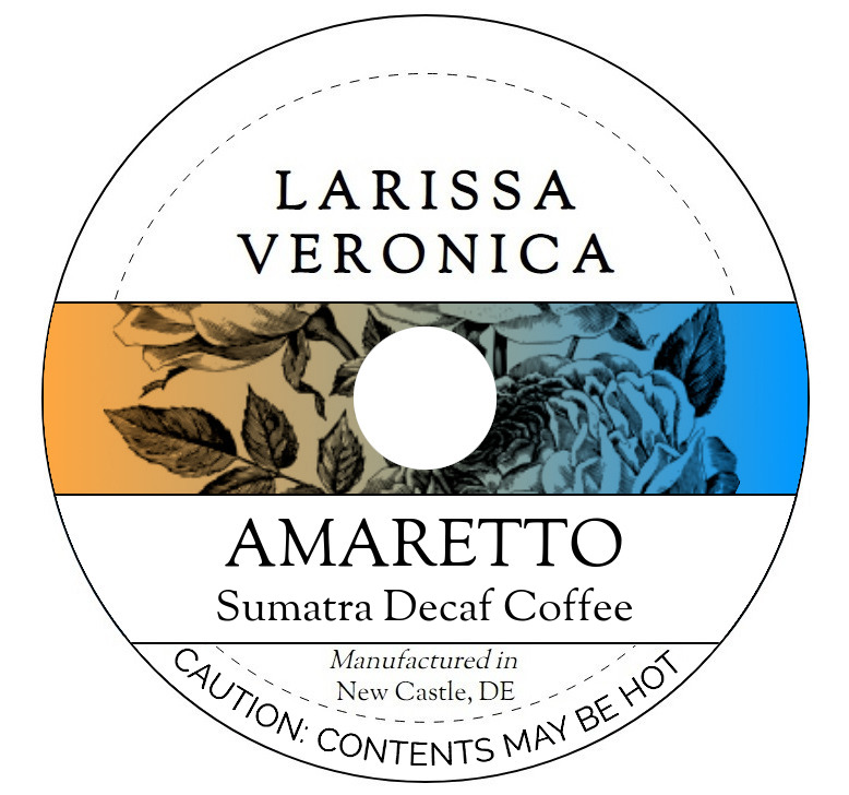 Amaretto Sumatra Decaf Coffee <BR>(Single Serve K-Cup Pods)