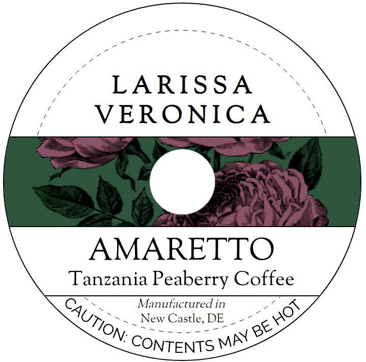 Amaretto Tanzania Peaberry Coffee <BR>(Single Serve K-Cup Pods)