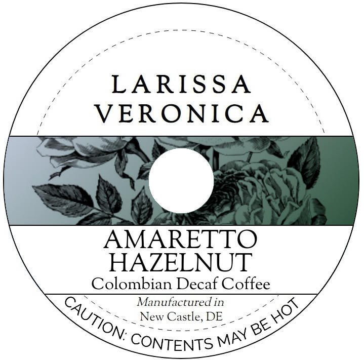 Amaretto Hazelnut Colombian Decaf Coffee <BR>(Single Serve K-Cup Pods)