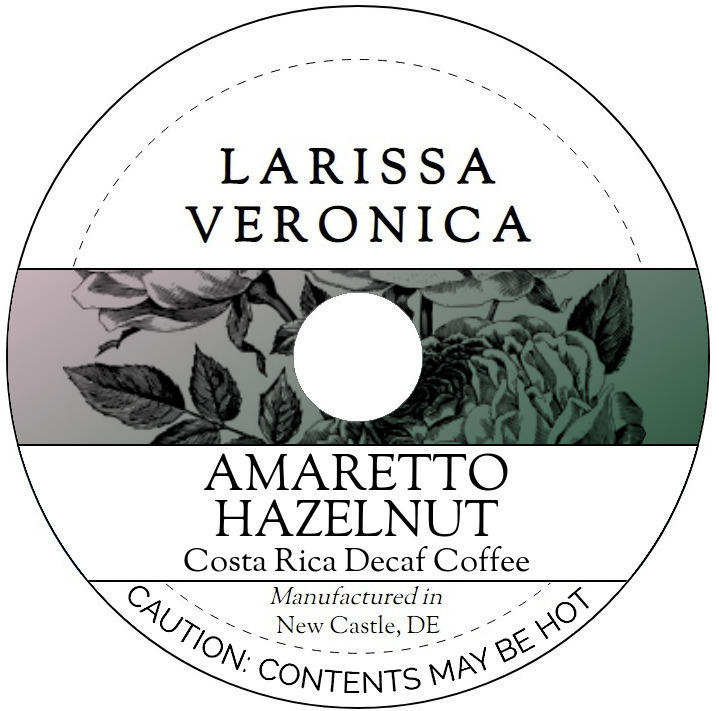 Amaretto Hazelnut Costa Rica Decaf Coffee <BR>(Single Serve K-Cup Pods)