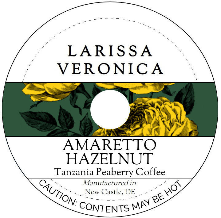 Amaretto Hazelnut Tanzania Peaberry Coffee <BR>(Single Serve K-Cup Pods)