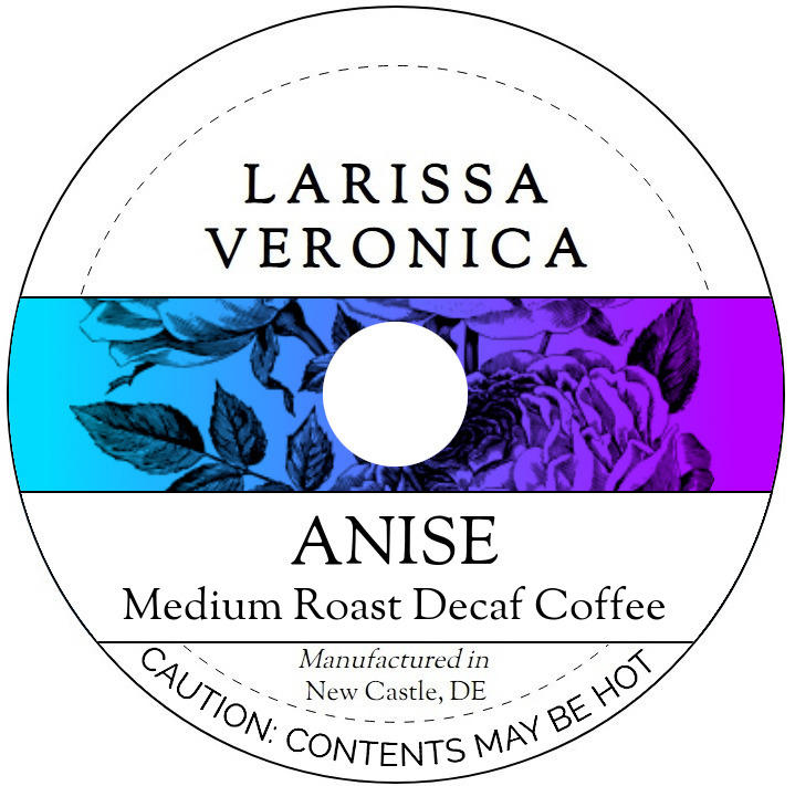 Anise Medium Roast Decaf Coffee <BR>(Single Serve K-Cup Pods)