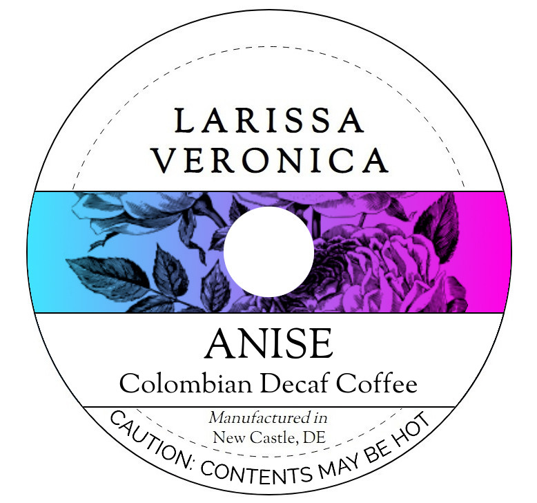 Anise Colombian Decaf Coffee <BR>(Single Serve K-Cup Pods)