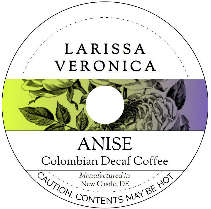 Anise Colombian Decaf Coffee <BR>(Single Serve K-Cup Pods)