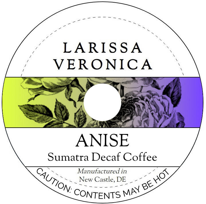 Anise Sumatra Decaf Coffee <BR>(Single Serve K-Cup Pods)