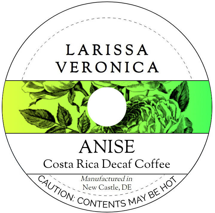 Anise Costa Rica Decaf Coffee <BR>(Single Serve K-Cup Pods)