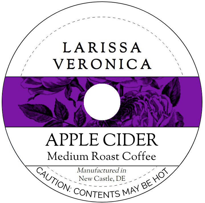 Apple Cider Medium Roast Coffee <BR>(Single Serve K-Cup Pods)