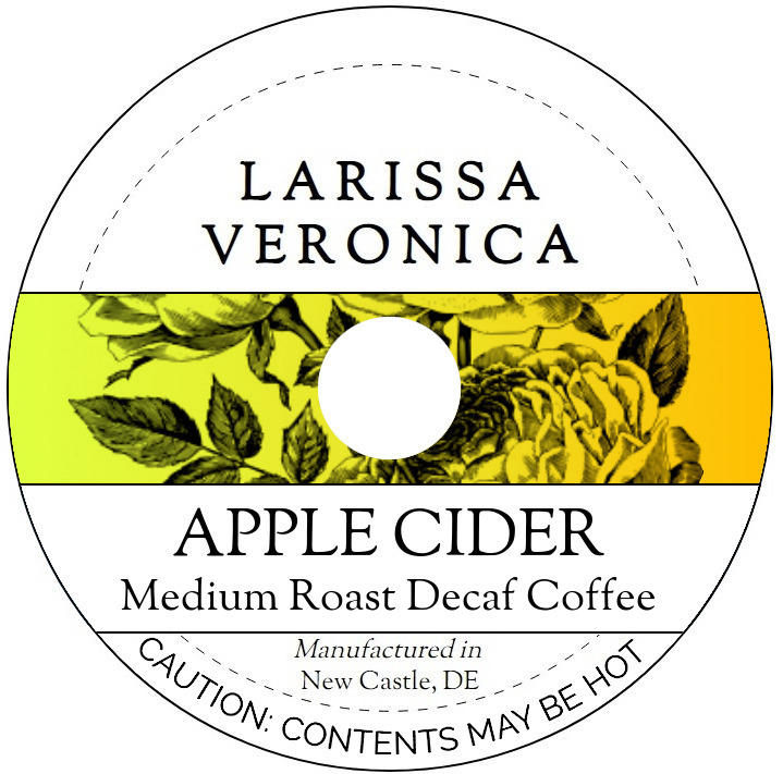 Apple Cider Medium Roast Decaf Coffee <BR>(Single Serve K-Cup Pods)