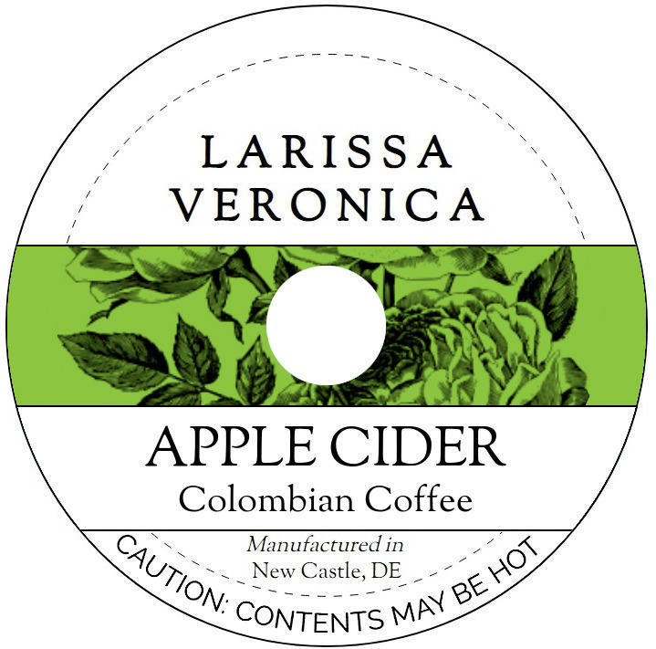 Apple Cider Colombian Coffee <BR>(Single Serve K-Cup Pods)