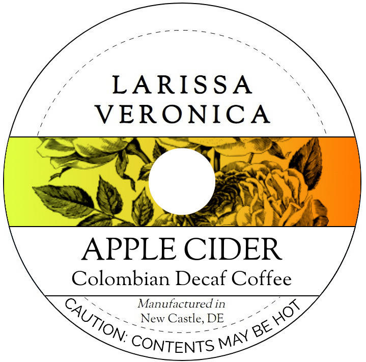 Apple Cider Colombian Decaf Coffee <BR>(Single Serve K-Cup Pods)