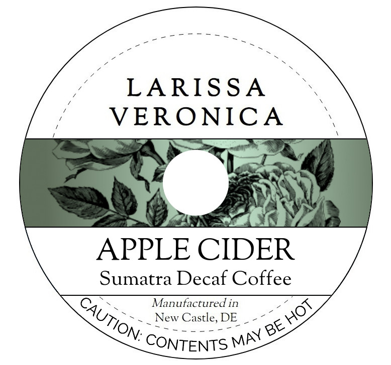Apple Cider Sumatra Decaf Coffee <BR>(Single Serve K-Cup Pods)