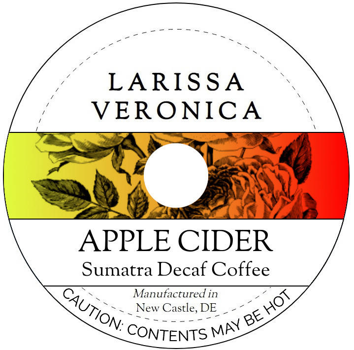 Apple Cider Sumatra Decaf Coffee <BR>(Single Serve K-Cup Pods)
