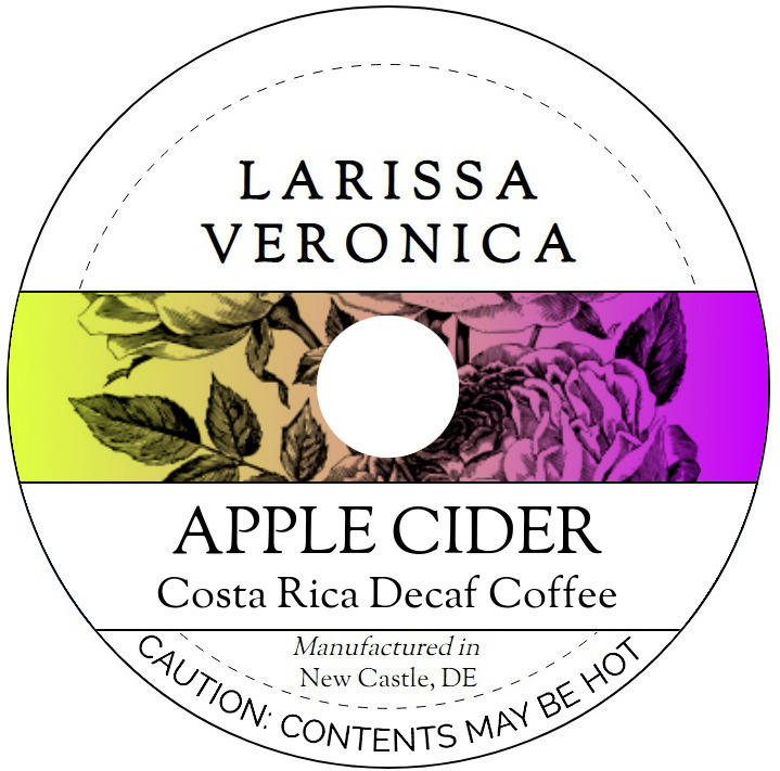 Apple Cider Costa Rica Decaf Coffee <BR>(Single Serve K-Cup Pods)