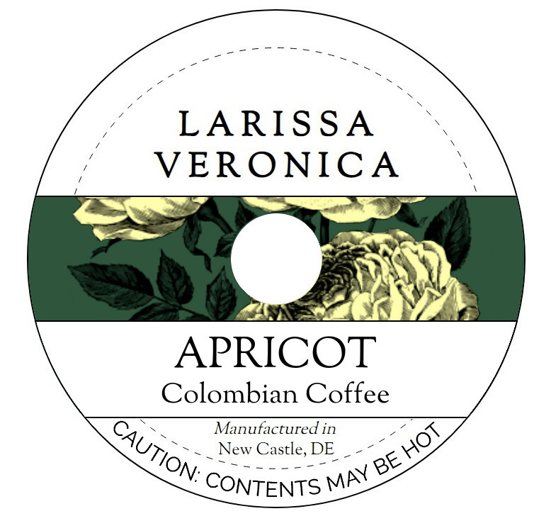 Apricot Colombian Coffee <BR>(Single Serve K-Cup Pods)