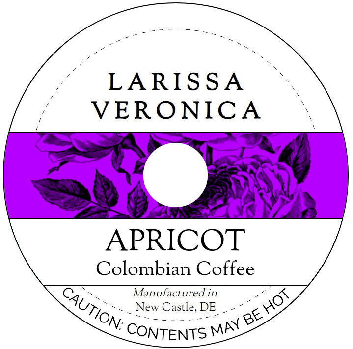 Apricot Colombian Coffee <BR>(Single Serve K-Cup Pods)