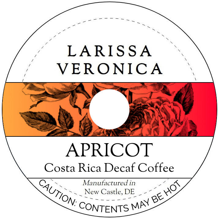 Apricot Costa Rica Decaf Coffee <BR>(Single Serve K-Cup Pods)